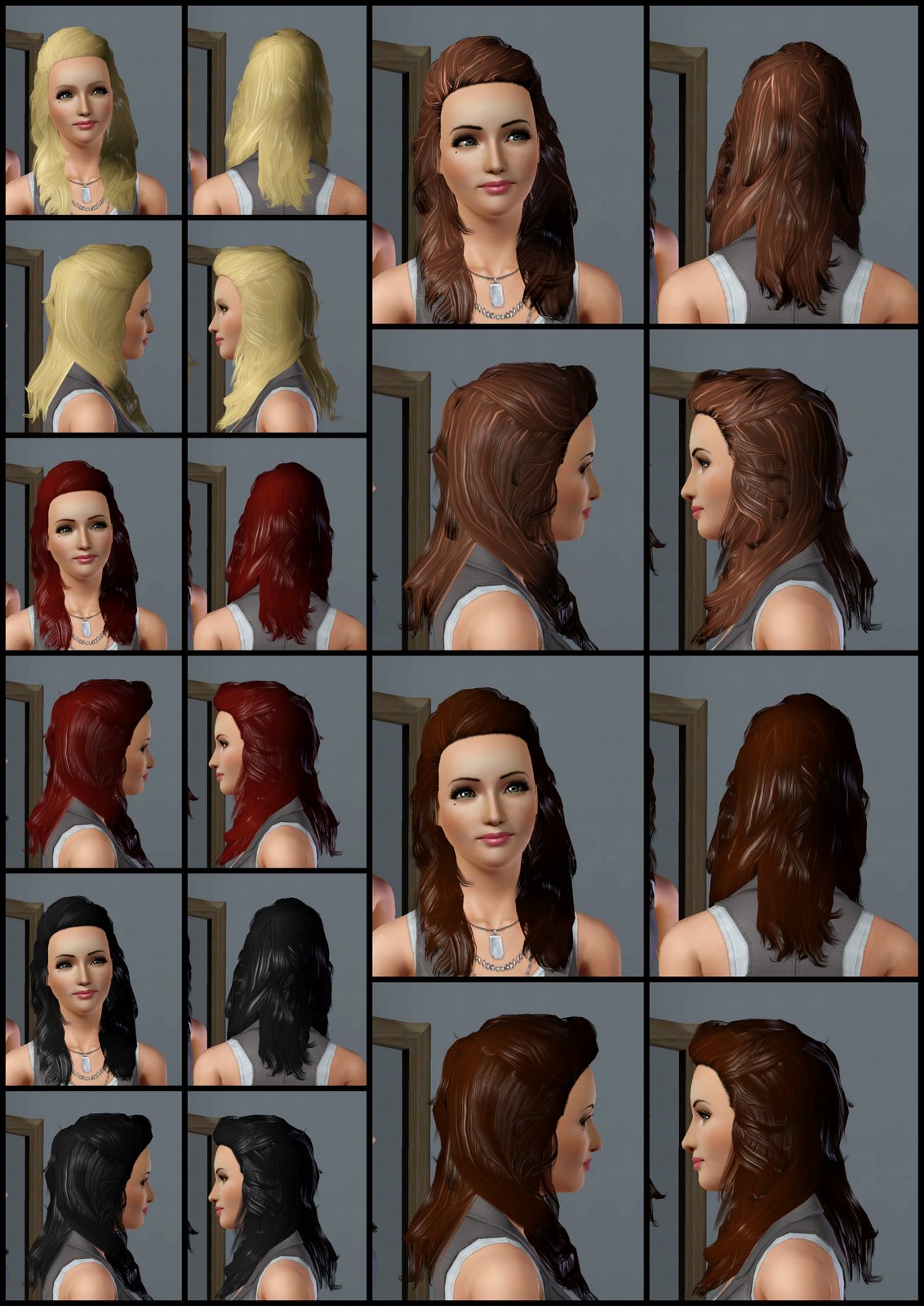 free sims 3 hair